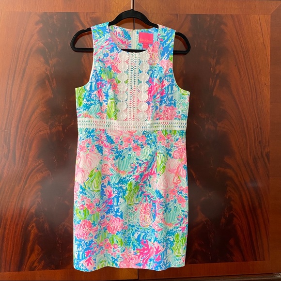 Lilly Pulitzer NWT Little Shift Dress Fished My Wish 8 Matching Mini  iuu.org.tr
